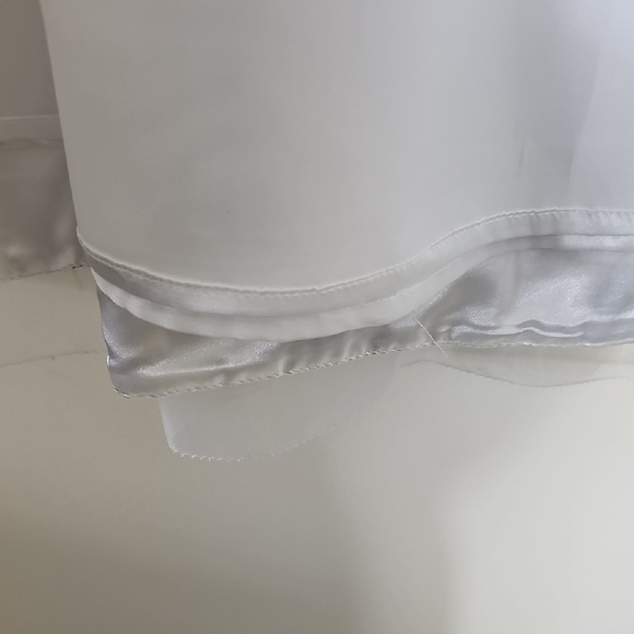 White House Black Market White Floral A-Line Skirt - Picture 8 of 12